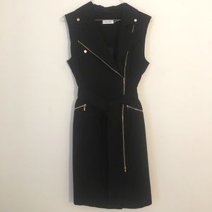 Calvin Klein Moto Wrap Dress